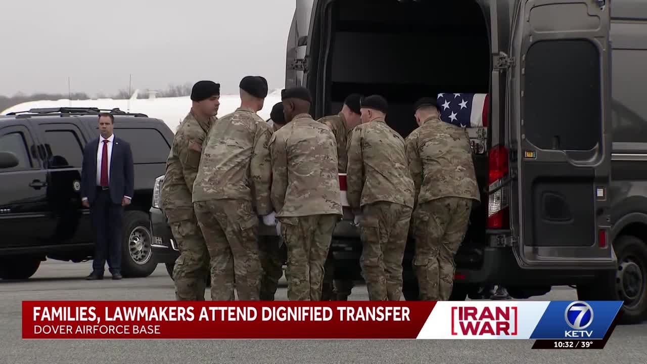 Nebraska and Iowa lawmakers share thoughts, offer prayers following dignified transfer