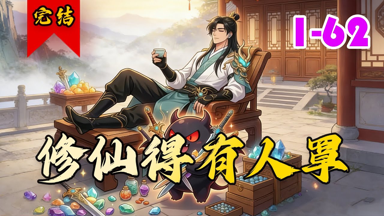 🔥已完结《修仙得有人罩》共62集 | 别人穿越后日夜勤修苦练方才艰难崛起，徐安山却选择躺平五年勾栏听曲，连系统的面子都不给，无论系统怎么求，这个仙，我就是不修！#玄幻#脑洞#仙侠#古风#小徐漫画站