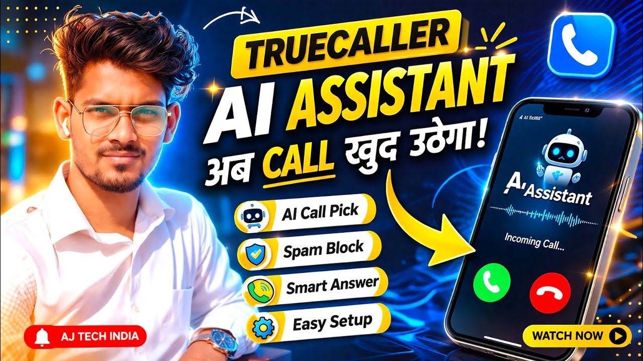 👉 &ldquo;Truecaller AI Assistant 😱 Call Khud Uthayega! Full Setup&rdquo; #mobiletips #tutorial #ai #trending 
