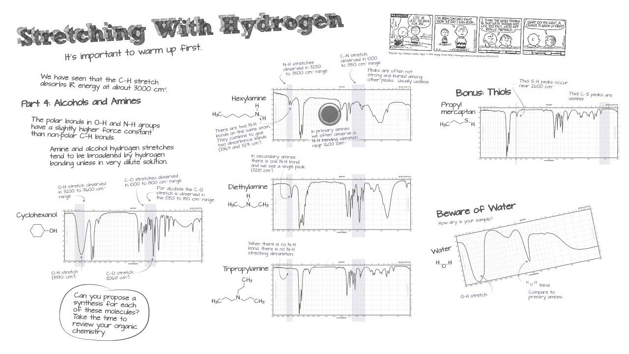 Chem 361: Functional groups in IR spectroscopy