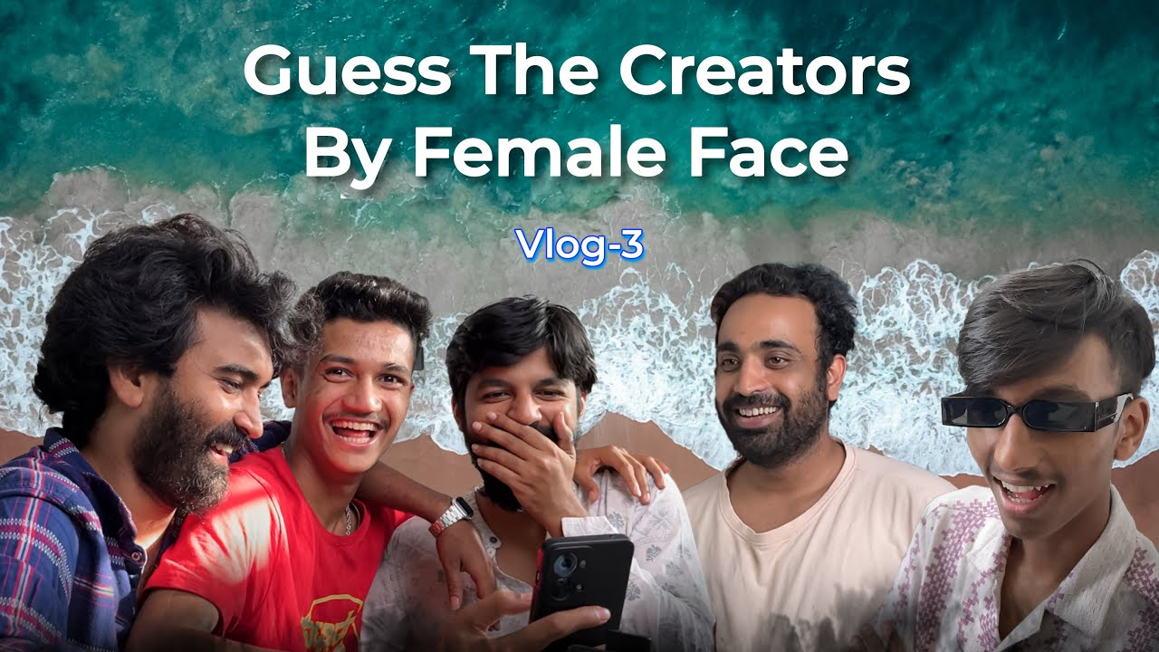 Guess The Creators By Female Face Challenge | VLOG 3 | SURAJ DRAMAJUNIOR @cheytanvlogs @shivung