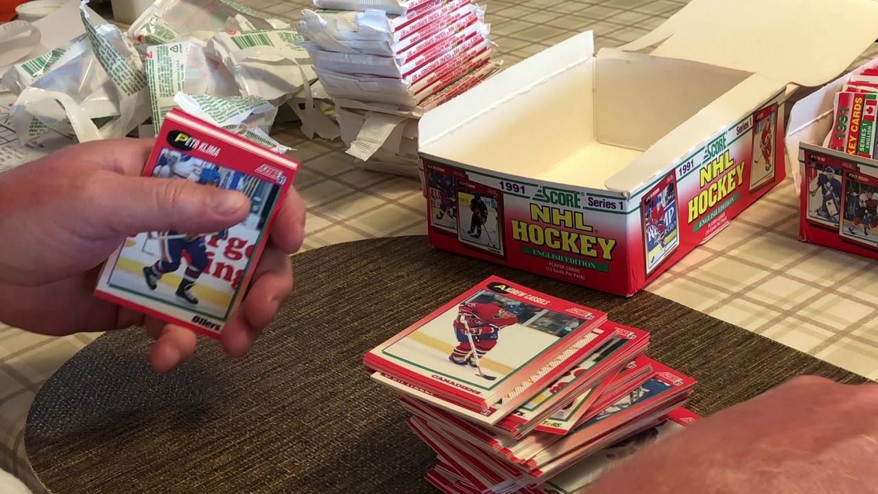 RIPPING 1991 SCORE HOCKEY CARDS SEARCHING FOR BOBBY ORR AUTOGRAPH PART 11