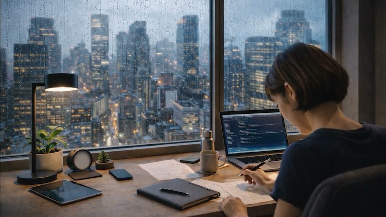 Study and Focus with Rain Sounds