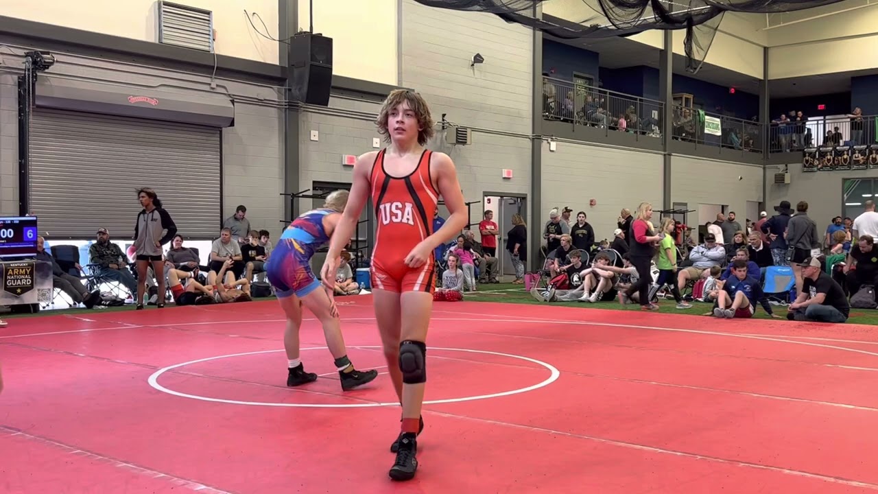 Jack Ferguson - 4/29/23 4th place KY Greco State Tourney @GCHS for Colts 132# vs Woodford (Z. Stout)