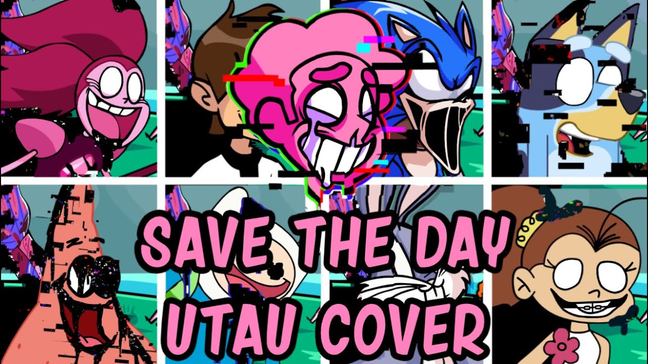 Save The Day but Every Turn a Different Character Sings (FNF Save The Day) - [UTAU Cover]