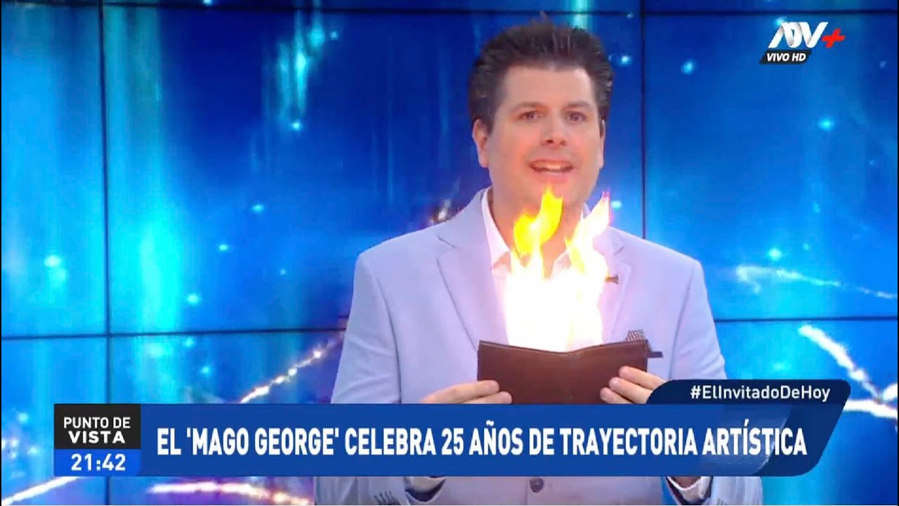 EL MAGO GEORGE EN PROGRAMA DE TV PUNTO DE VISTA EN CANAL ATV+ (09-11-22)