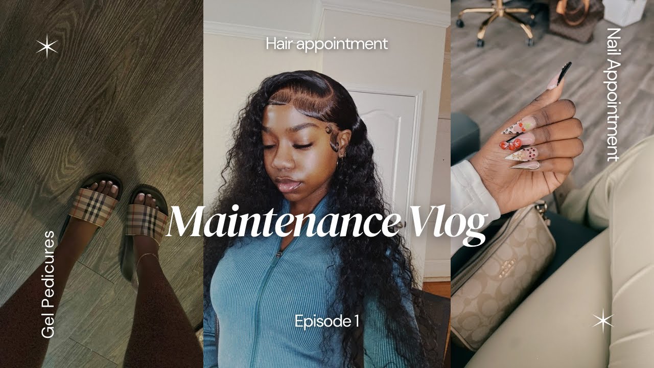 Maintenance Vlog: Nails, Toes, Hair Appointment, Mini GRWM!