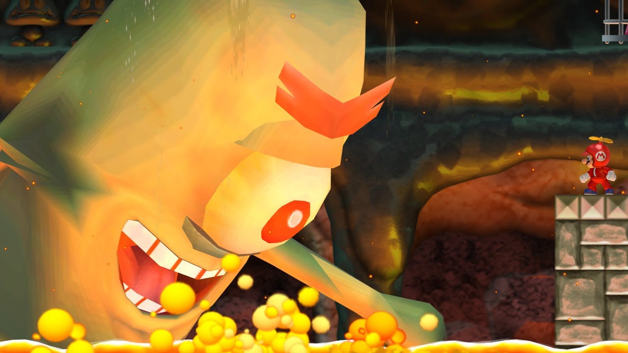 New Super Mario Bros. Wii - Final Boss Evil Plankton & Ending