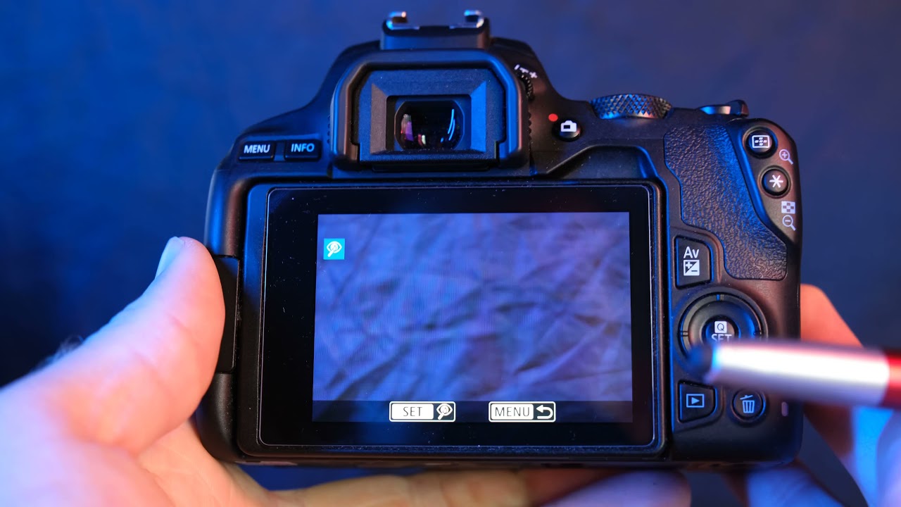Menu Reprodução - Tutorial Canon SL3 - Curso Gratuito