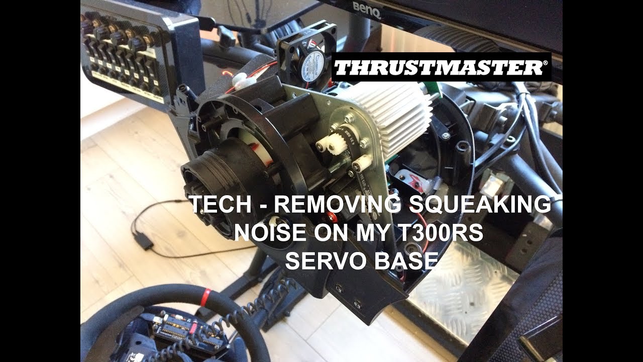 Tech Guides - Removing squeaking noise on my Thrustmaster T300RS servo base