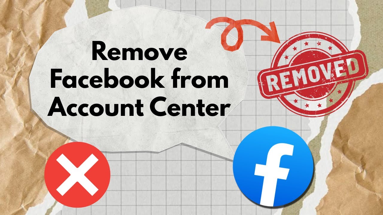 How to Remove Facebook from Account Center | Meta Accounts Tutorial