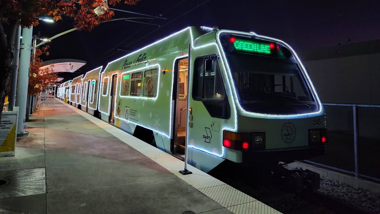 The 2025 DART Holiday Train: Railfanning, Riding, & Overview