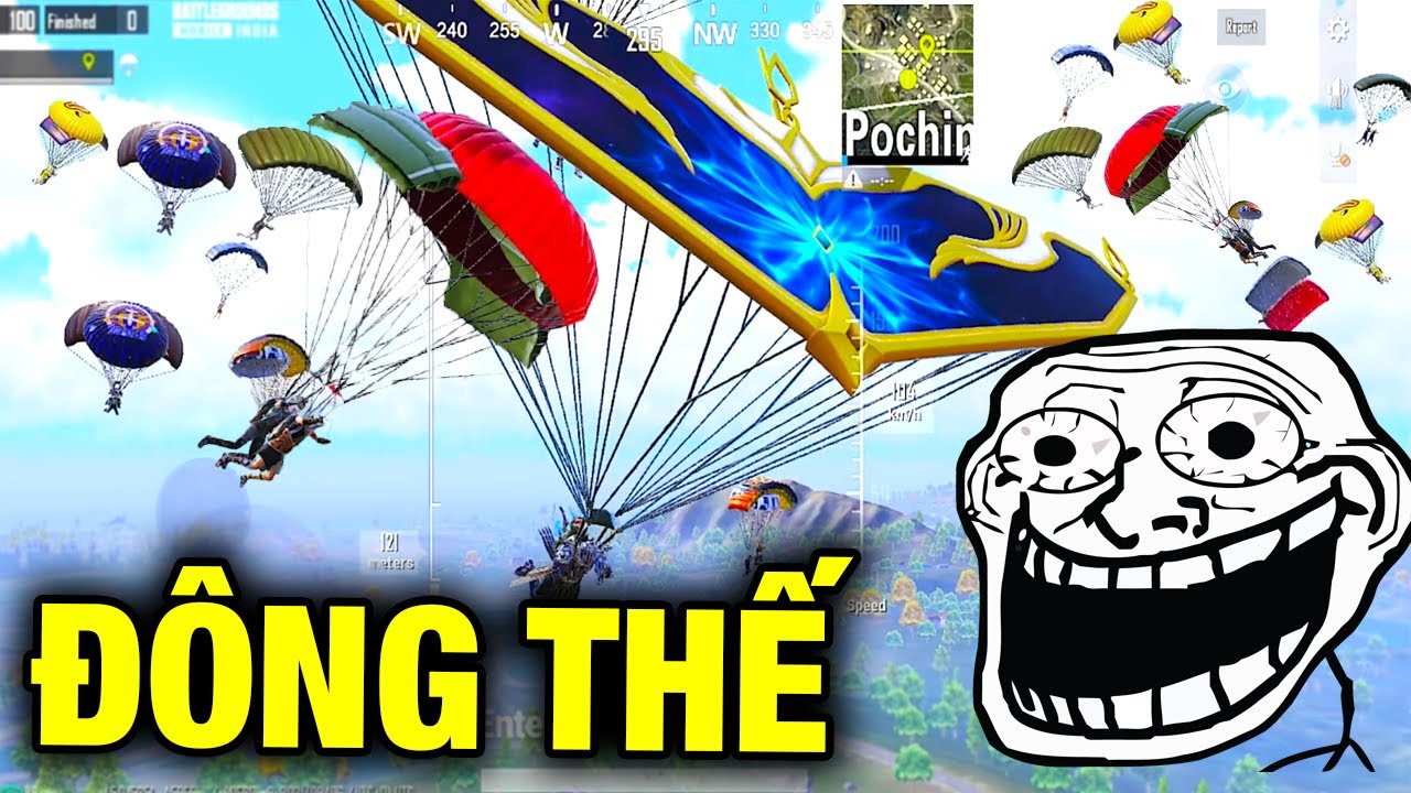 Địch Nhảy Đ&ocirc;ng Như Qu&acirc;n Nguy&ecirc;n | T&agrave;n S&aacute;t Ở POCHINKI [PUBG Mobile]