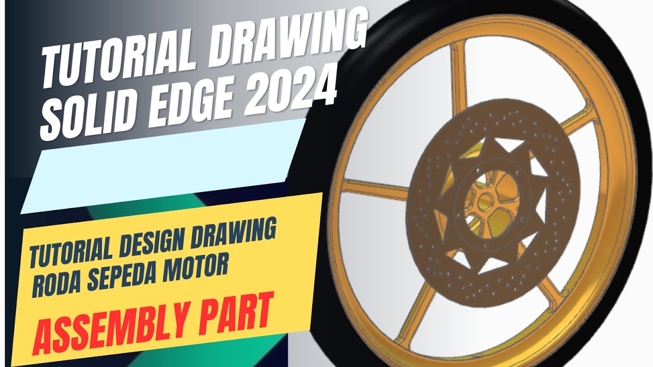 Tutorial Design Roda sepeda motor ,