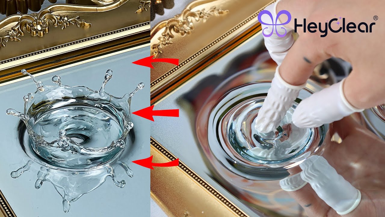 Resin Splash Mirror