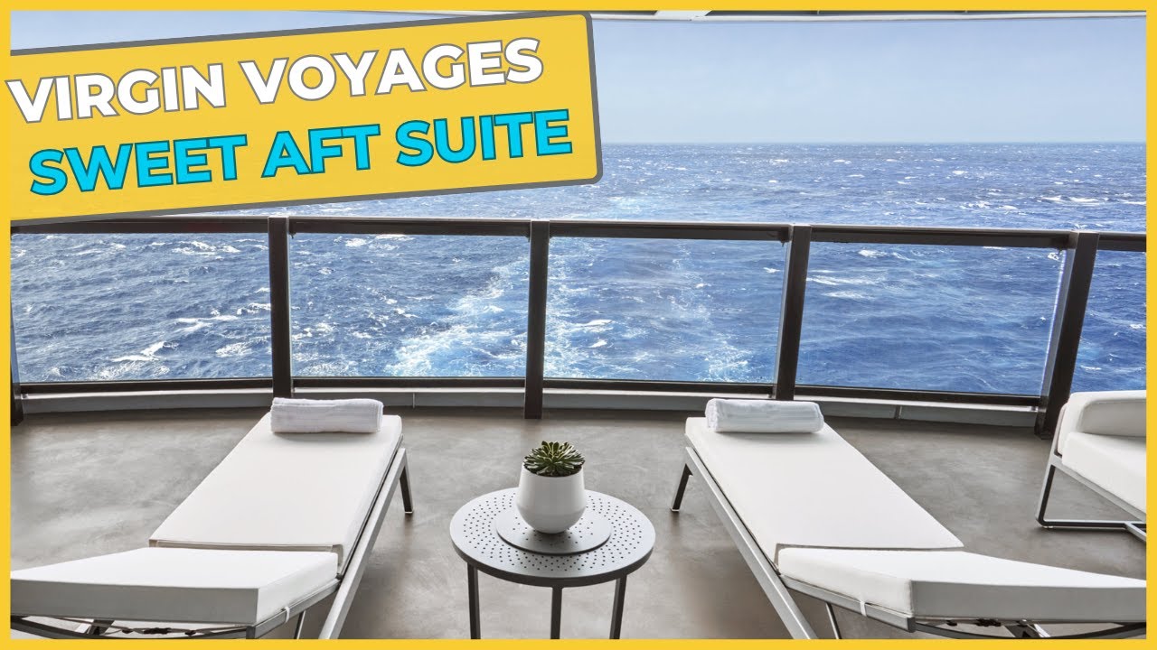VIRGIN VOYAGES - Sweet Aft Suite - Rockstar Quarters - Resilient Lady - Cabin Tour 4K