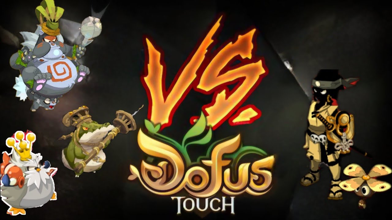 DOFUS TOUCH - Event triple Boss, Celestial Bearbarian + Royal Pingwin + Scale King, Solotage MASK