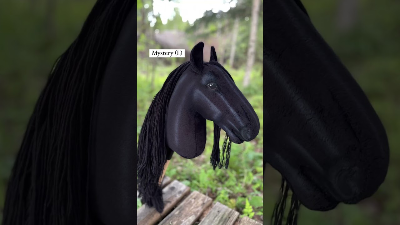All the black hobby horses from HUMMA |  #handmade #hobbyhorse #art #hobbyhorsing #happymovement