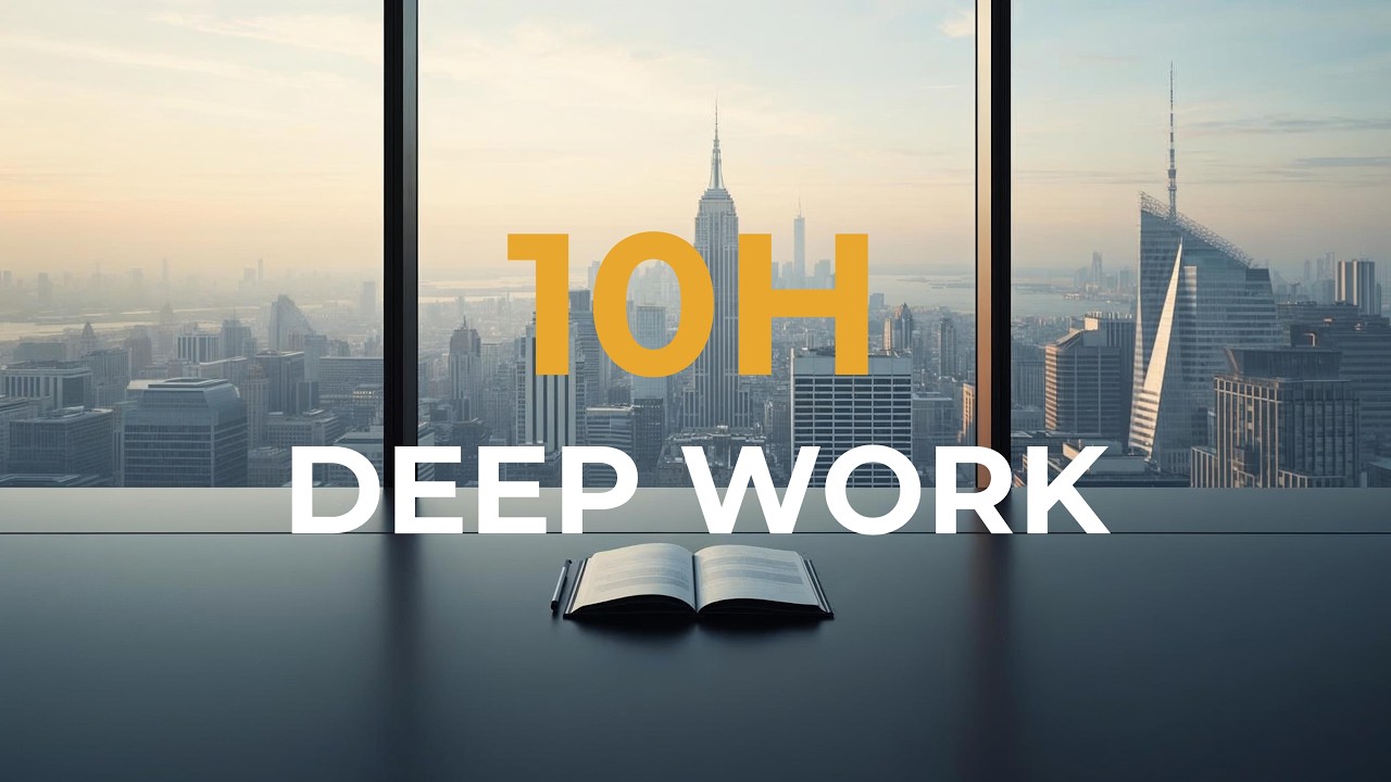 10H Deep Work | Zero Distraction Productivity Music