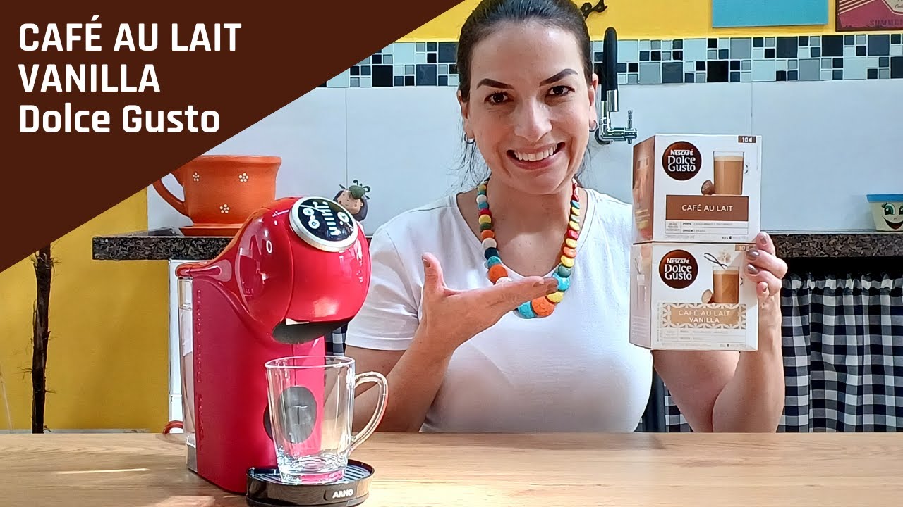 CÁPSULA CAFÉ AU LAIT VANILLA - DOLCE GUSTO - CANAL DA MEL