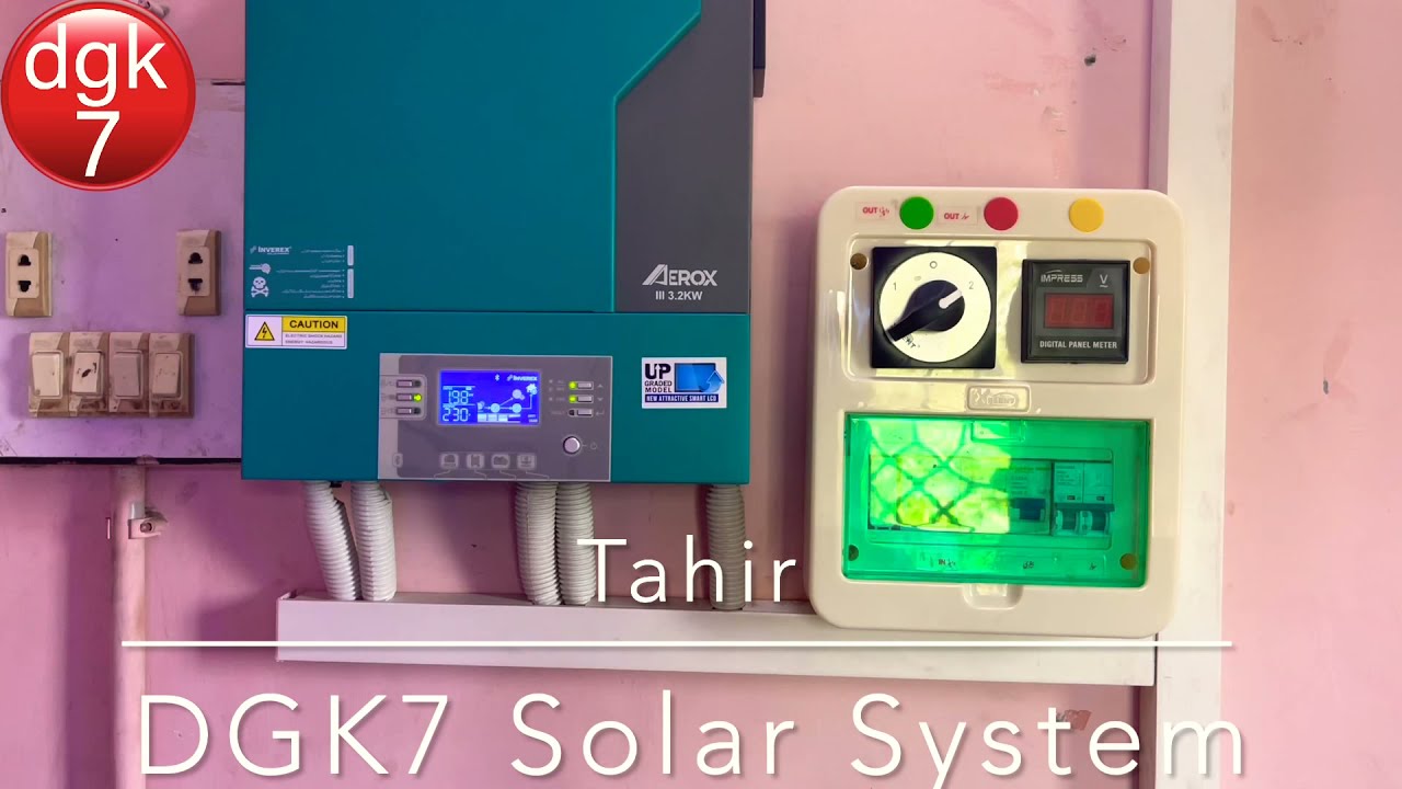 Aerox iii 3.2kw With Inverex Mustang 540w & Phoenix Tubler 230A In Dera Ghazi Khan Project , DGK7
