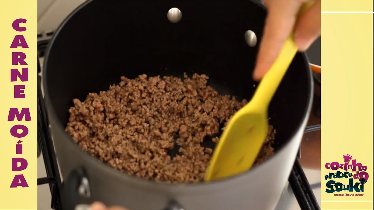 Carne moída - Cozinha prática - Receitas fáceis e simples