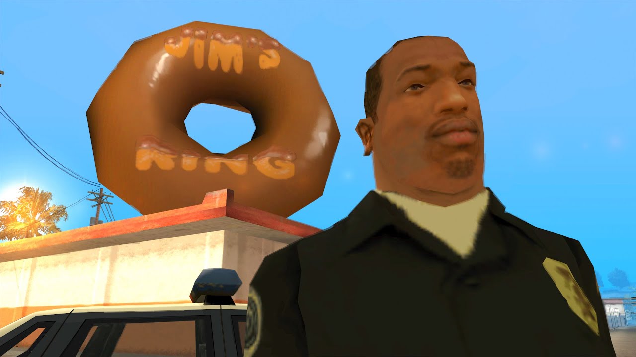 CJ присоединяется к полиции IV (издание Fat CJ)