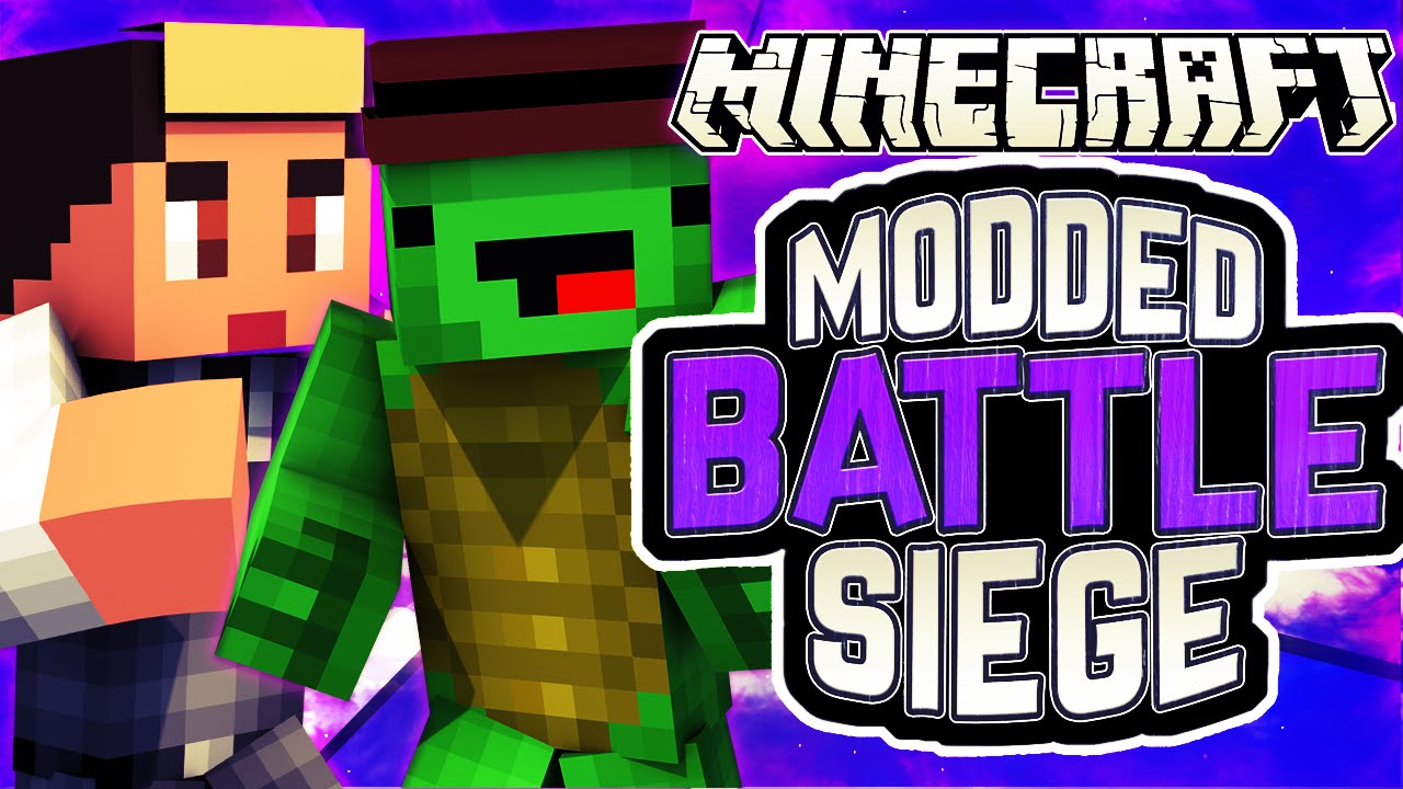 *NEW* MODDED BATTLE SIEGE! (Minecraft w/ Team Blackshore)
