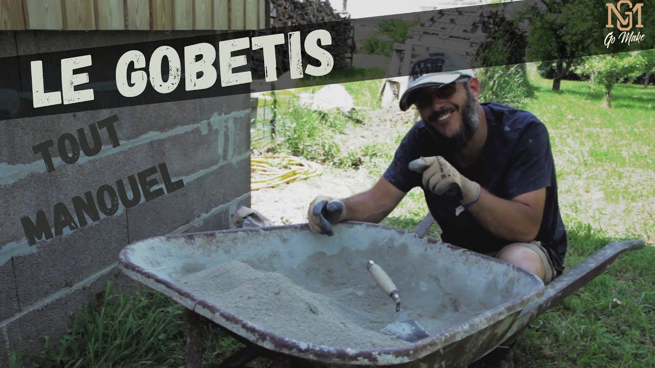 Le gobetis : &agrave; la main