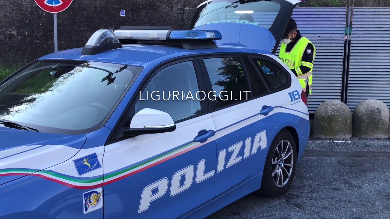 Posti di blocco sulle autostrade di Liguria