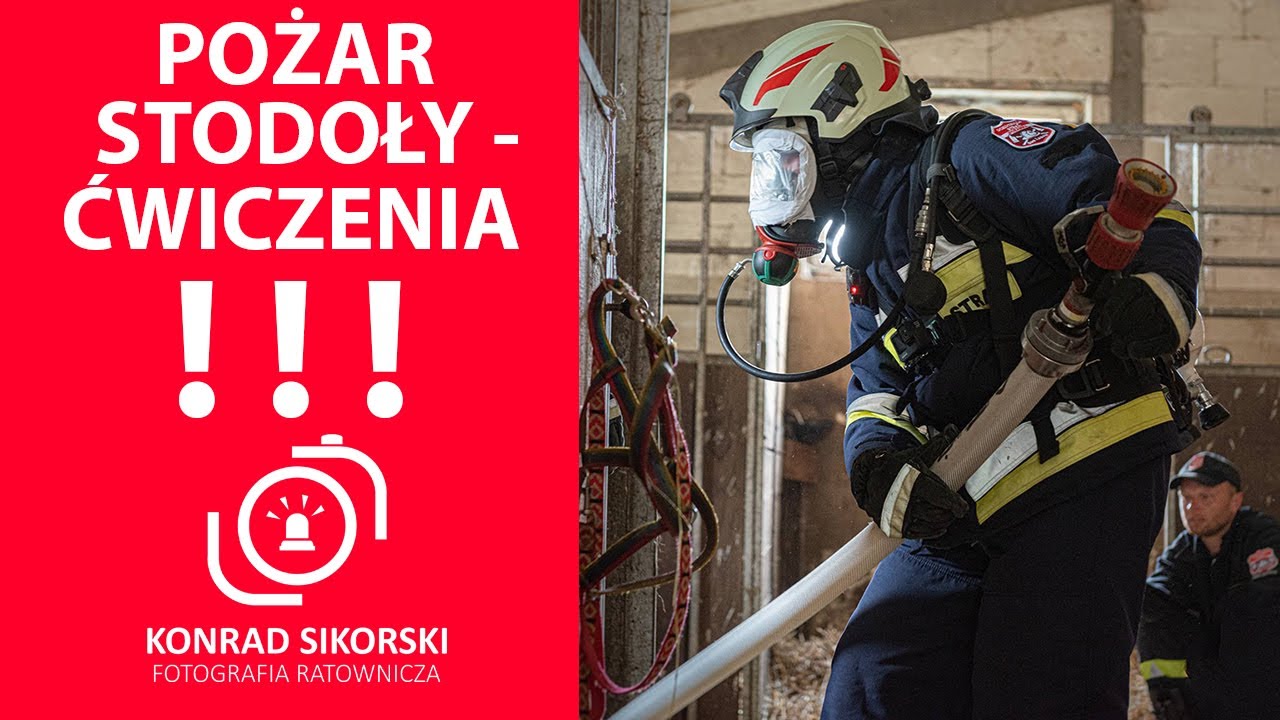 [HIT]Pożar stodoły- Ćwiczenia OSP Stare Żukowice, 28.06.2021[HELMETCAM]