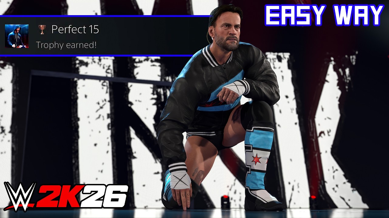 WWE 2K26 - Идеальные 15 очков (Трофей/Достижение) | Easy Way