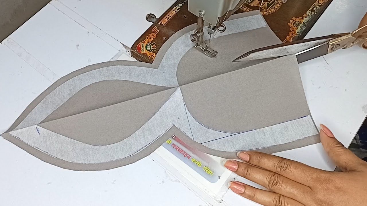 Very pretty and stylish neck design cutting and stitching