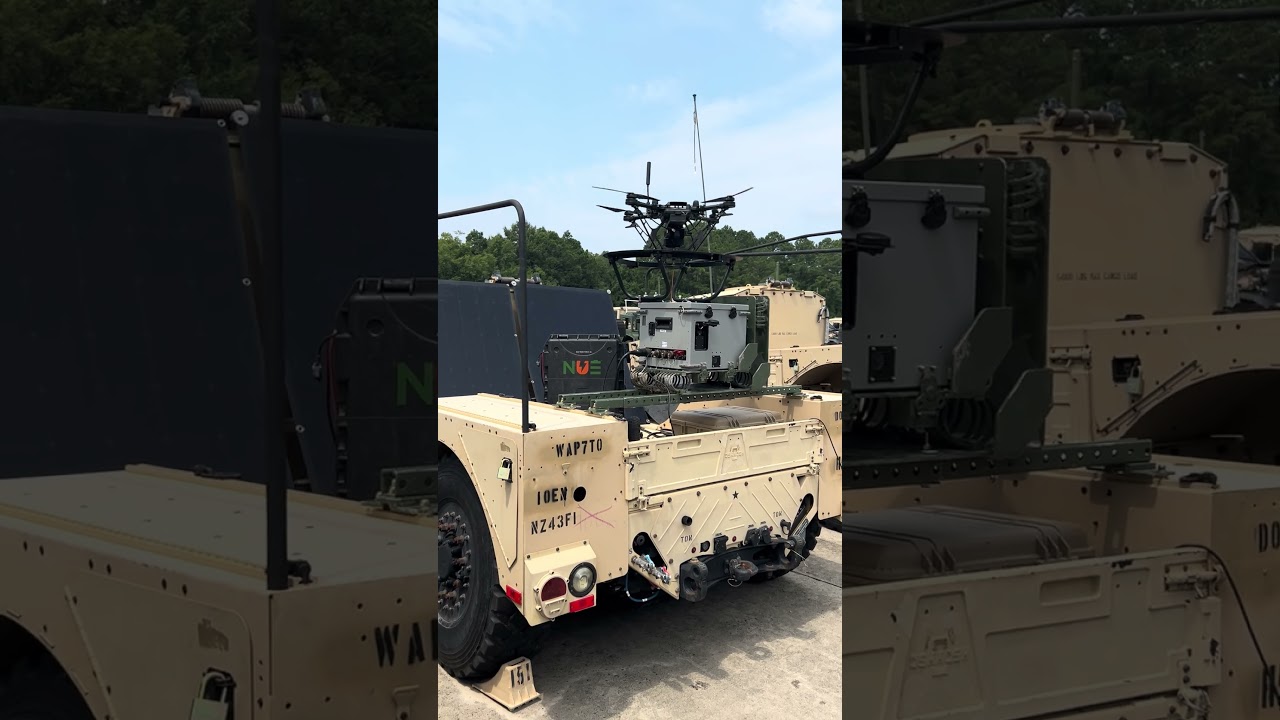 SunCase #powerstation powers #tethered #drone at #usarmy XTECH competition #DIU #drones #army