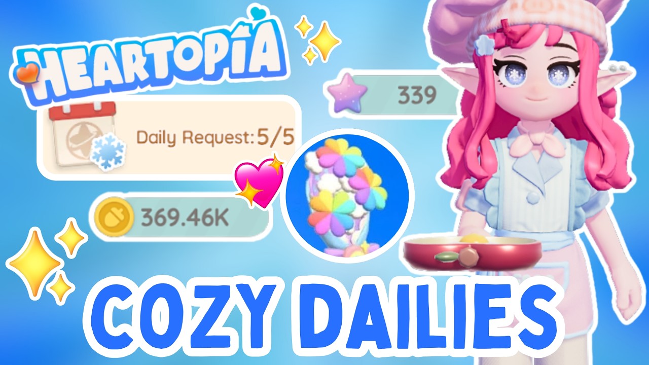 Doing Dailies in Heartopia ❤️ | 2 Hours of Cozy Gameplay