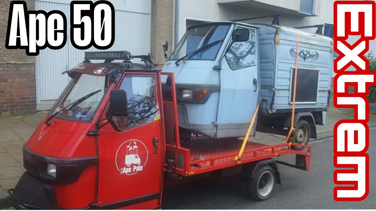 Ape Umbau Extrem Ape 50 Abschlepper vom Ape Paten