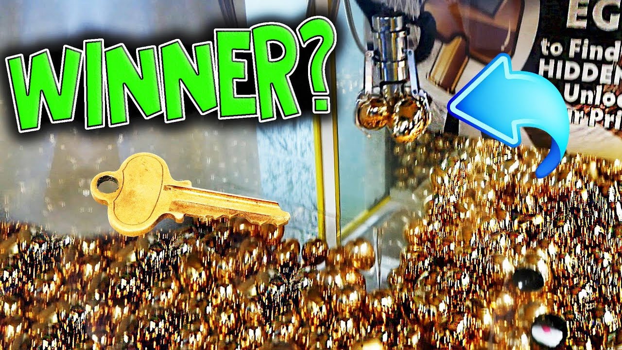 MYSTERY KEY GOLDEN EGG CLAW MACHINE!