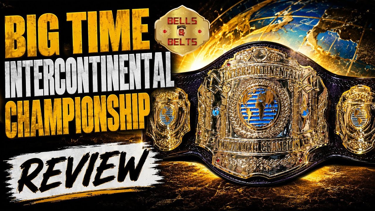 A BIG TIME Intercontinental Belt #Bigtime #Fire #Champion