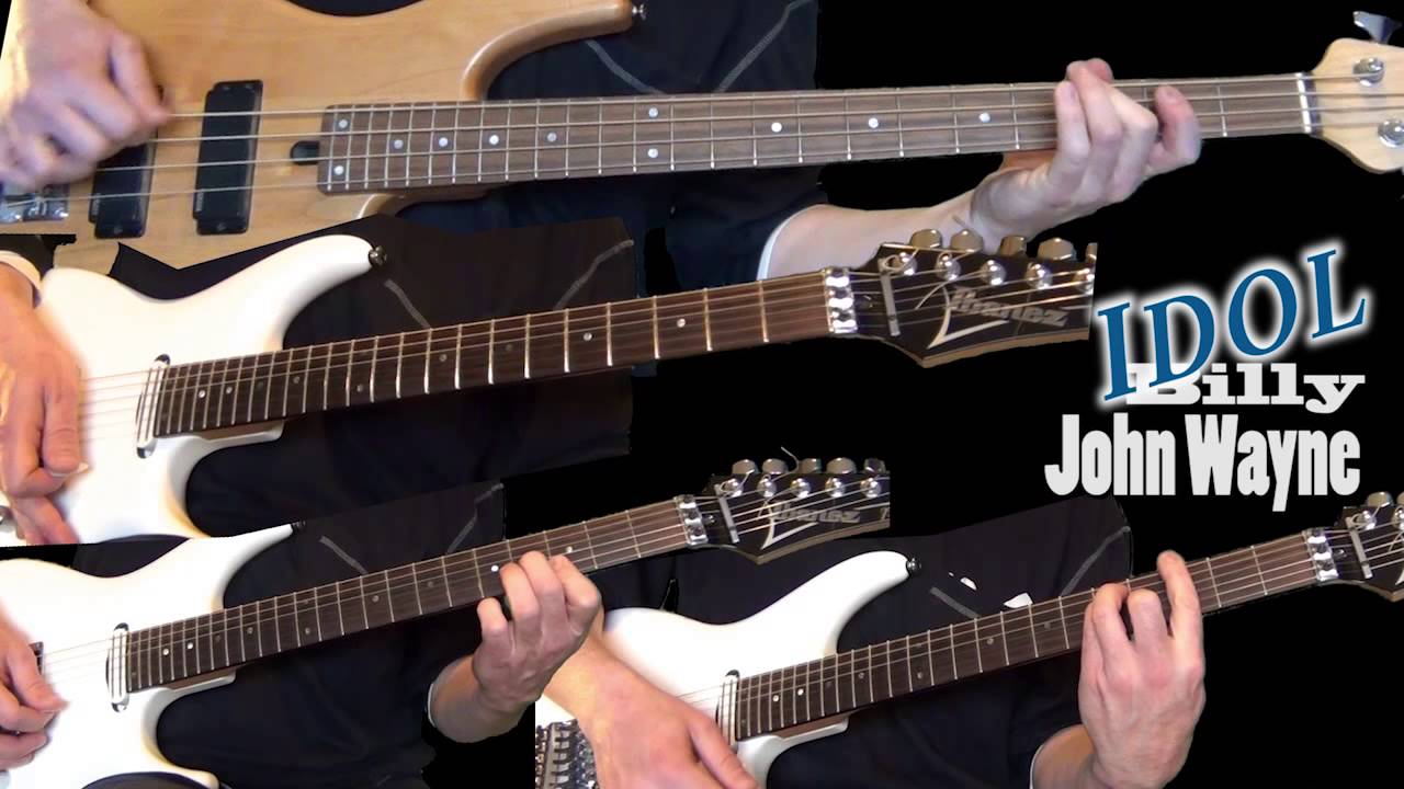Billy Idol - John Wayne (Guitar & Bass cover)