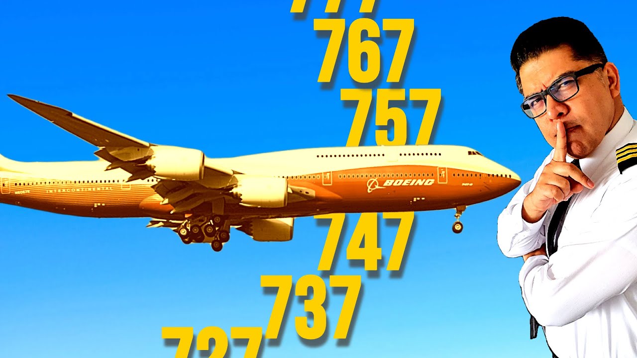 🔴¿POR QUÉ TODOS los BOEING COMIENZAN con el SIETE 7?