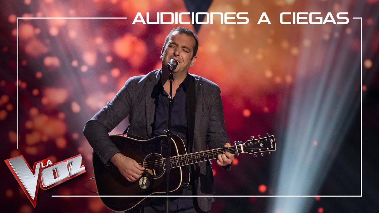 Javi Moya canta 'Contigo' | Audiciones a ciegas | La Voz Antena 3 2019