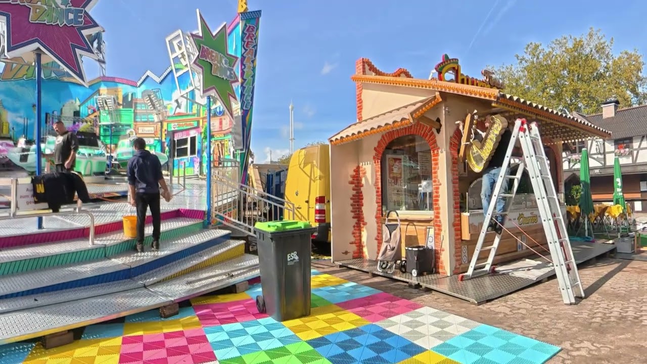👉 Bocholter Kirmes 2026 &ndash; Aufbau auf Hochtouren! 🎠🚚