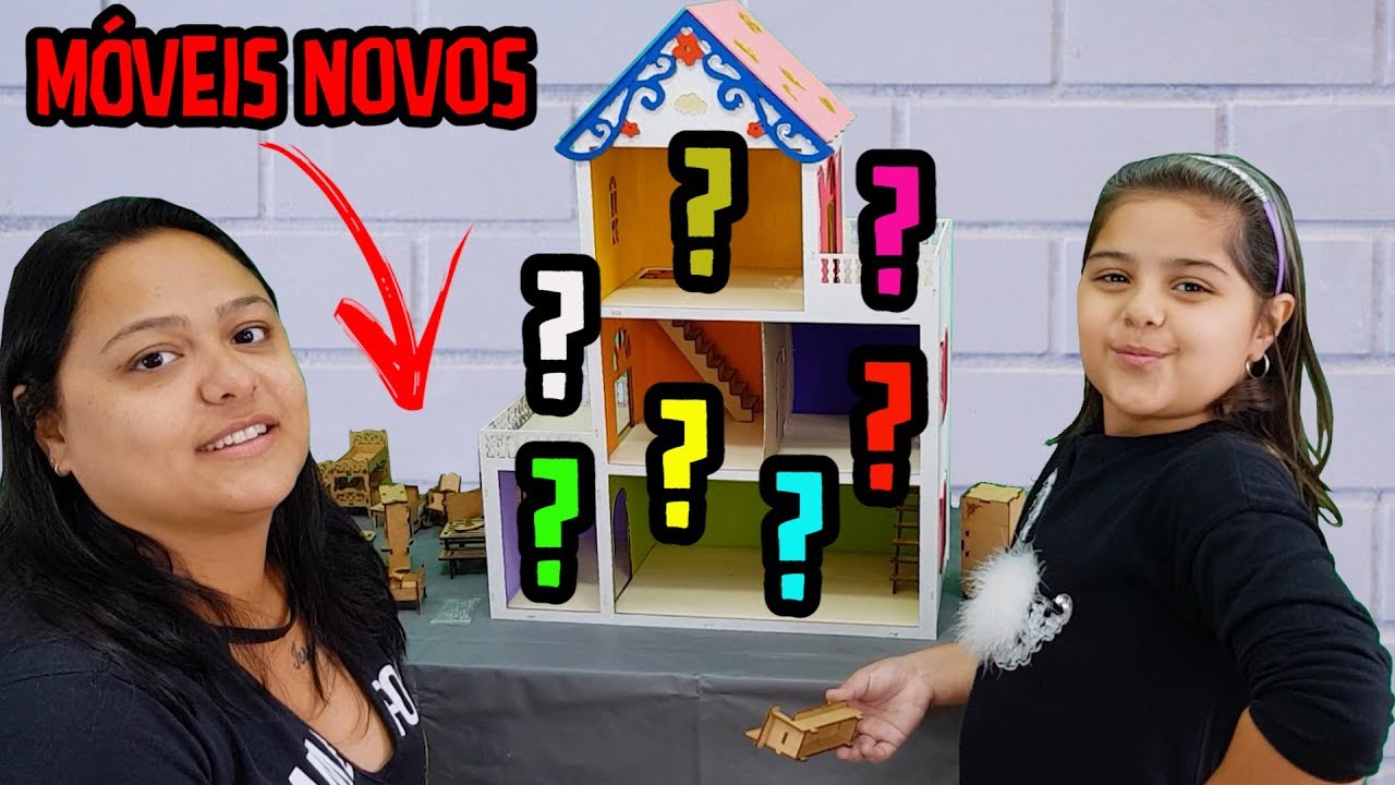 COMPREI MUITOS MÓVEIS PRA CASINHA DE BONECAS