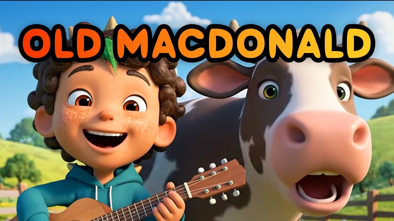 Old MacDonald Had a Farm🐮 🐑 Toddler Song | Nursery Rhymes Animals Song