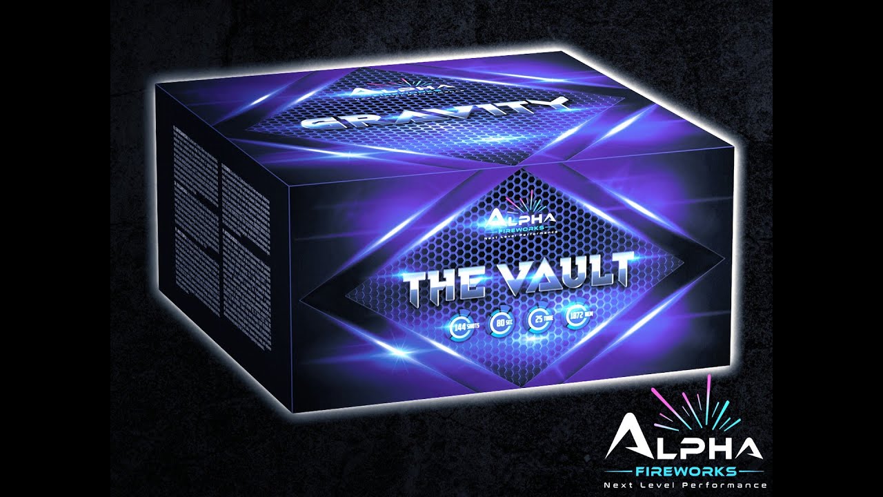 The Vault 144 shots cakebox Alpha Fireworks