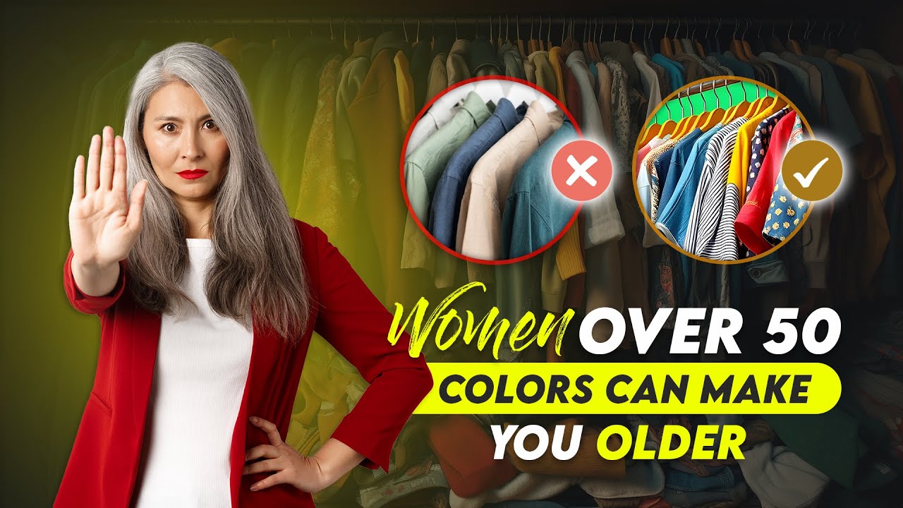Avoid those colors that can make you older after 50 and discover the BEST colors for you