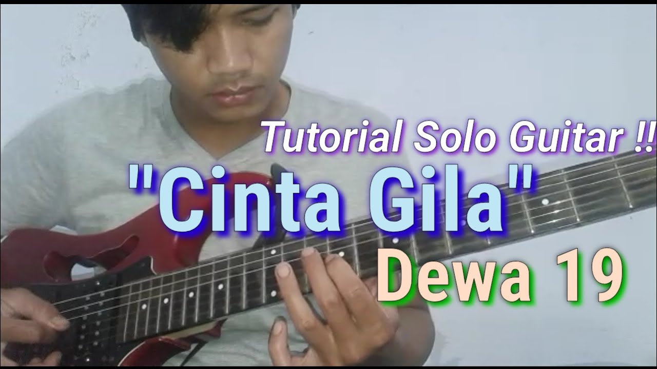 TUTORIAL SOLO GITAR DEWA 19 - 