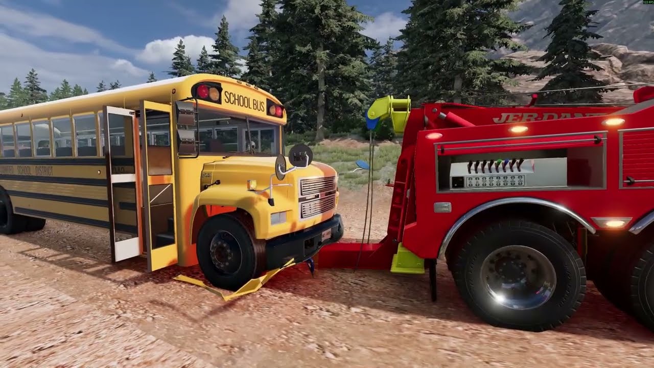 Big Boy's Heavy Towing: Ep 1 School Bus Trip Ends Quick! - Jamie Davis Towing