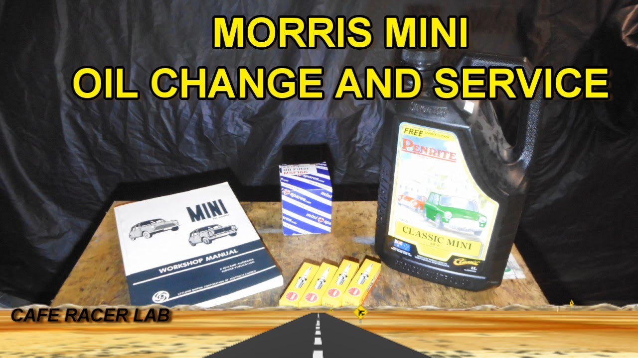 Oil Change and Service - Morris Mini Cooper S