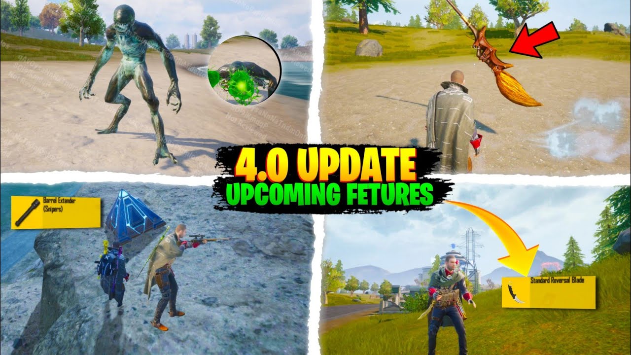 🤯BGMI PUBG New 4.0 HARRY POTTER Update Is Here! Flying Broom,New Blade,Release Date | Tips & Tricks